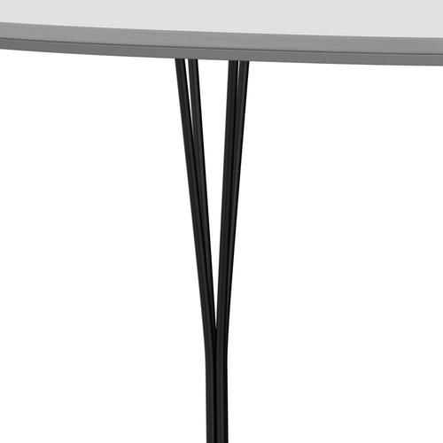 [product_category]-Fritz Hansen Superellipse Dining Table Black/White Fenix Laminates, 180x120 Cm-Fritz Hansen-B613-FXWHL-SPAL-DRBL-FRI-4