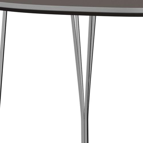 [product_category]-Fritz Hansen Superellipse Dining Table Chrome/Grey Fenix Laminates, 170x100 Cm-Fritz Hansen-B616-FXGRL-SPAL-CST-FRI-4