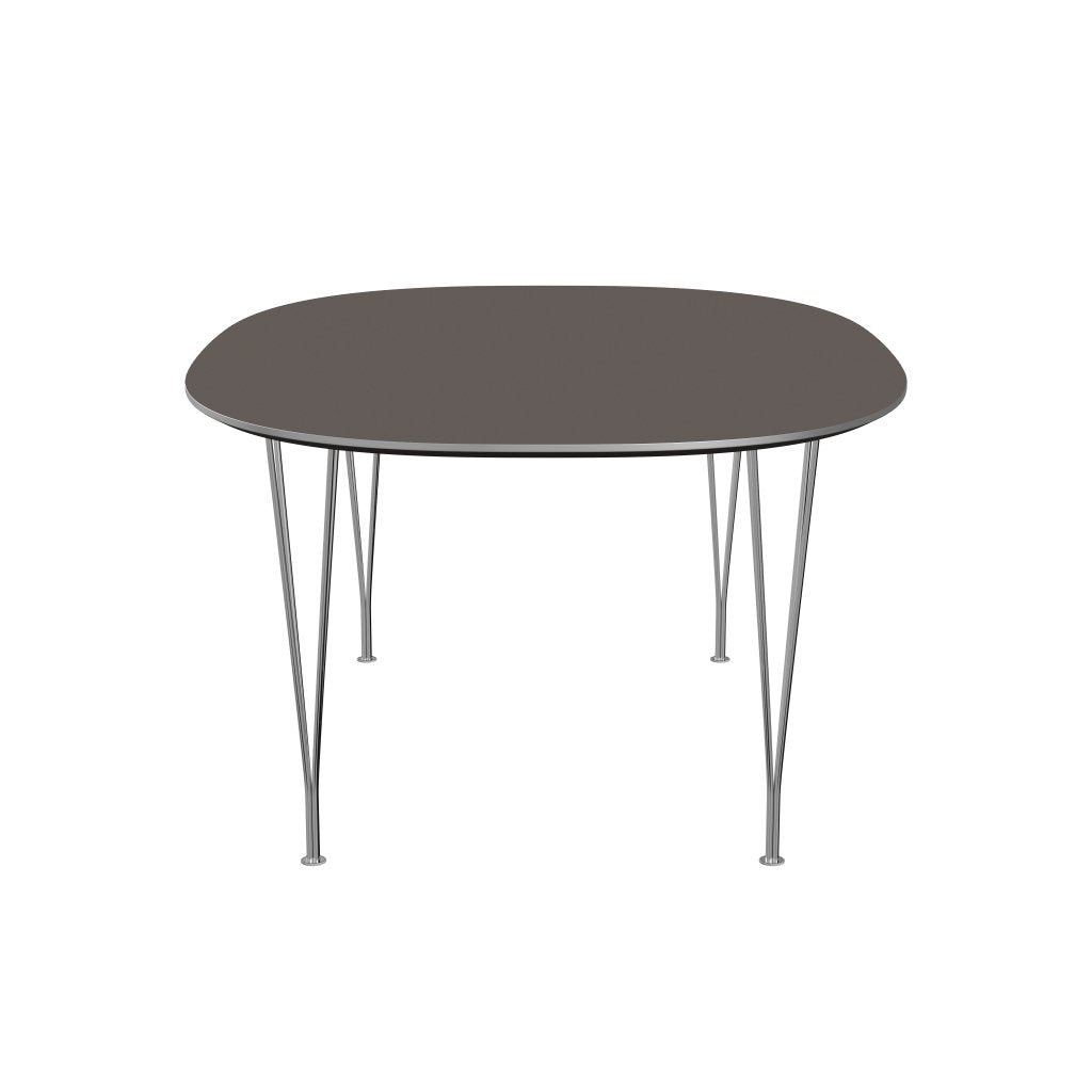 [product_category]-Fritz Hansen Superellipse Dining Table Chrome/Grey Fenix Laminates, 180x120 Cm-Fritz Hansen-B613-FXGRL-SPAL-CST-FRI-3
