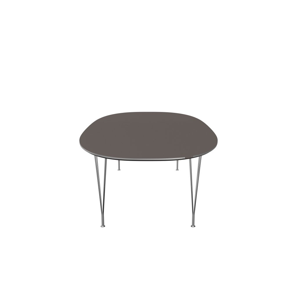 [product_category]-Fritz Hansen Superellipse Dining Table Chrome/Grey Fenix Laminates, 300x130 Cm-Fritz Hansen-B617-FXGRL-SPAL-CST-FRI-3