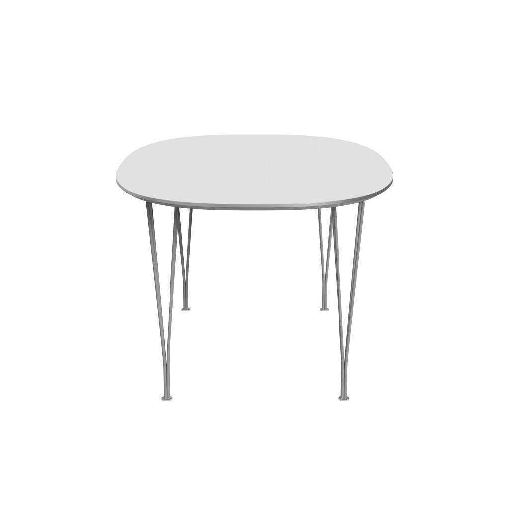 [product_category]-Fritz Hansen Superellipse Dining Table Grey Powder Coated/White Fenix Laminates, 170x100 Cm-Fritz Hansen-B616-FXWHL-SPAL-GRBA-FRI-3