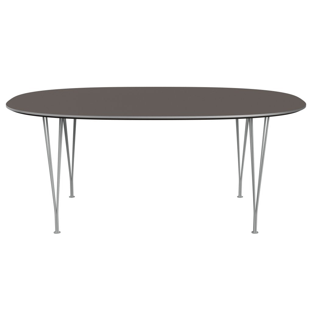 [product_category]-Fritz Hansen Superellipse Dining Table Nine Grey/Grey Fenix Laminates, 180x120 Cm-Fritz Hansen-B613-FXGRL-SPAL-DRNIGR-FRI-1