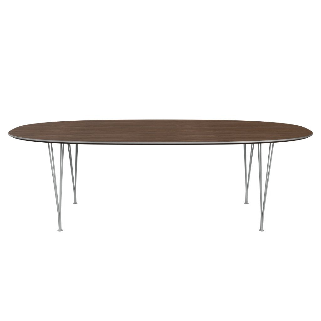 [product_category]-Fritz Hansen Superellipse Dining Table Nine Grey/Walnut Veneer, 240x120 Cm-Fritz Hansen-B614-WAL001-SPAL-DRNIGR-FRI-1