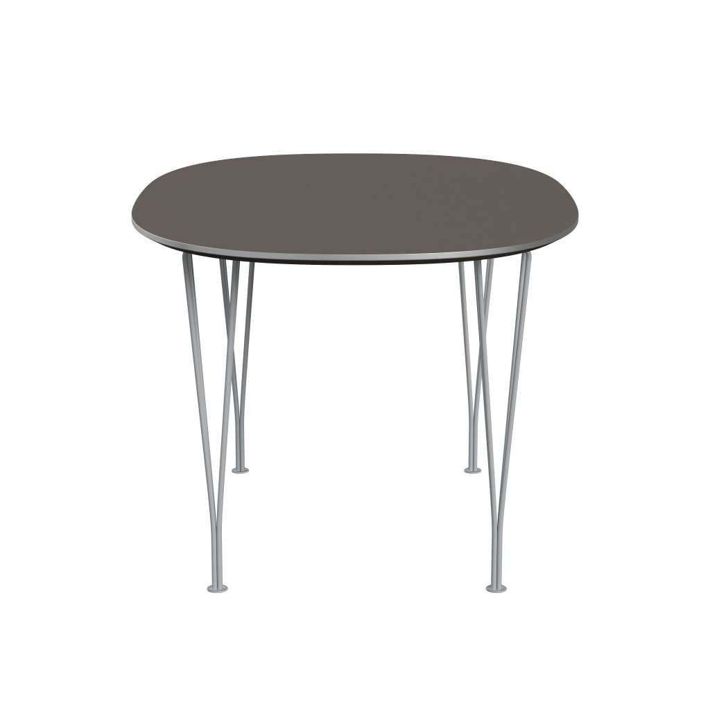 [product_category]-Fritz Hansen Superellipse Dining Table Silvergrey/Grey Fenix Laminates, 135x90 Cm-Fritz Hansen-B611-FXGRL-SPAL-SIGREY-FRI-3