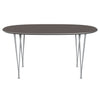 Jezdící stolek Fritz Hansen Superellipse Silvergrey/Gray Fenix ​​Lamináty, 150x100 cm