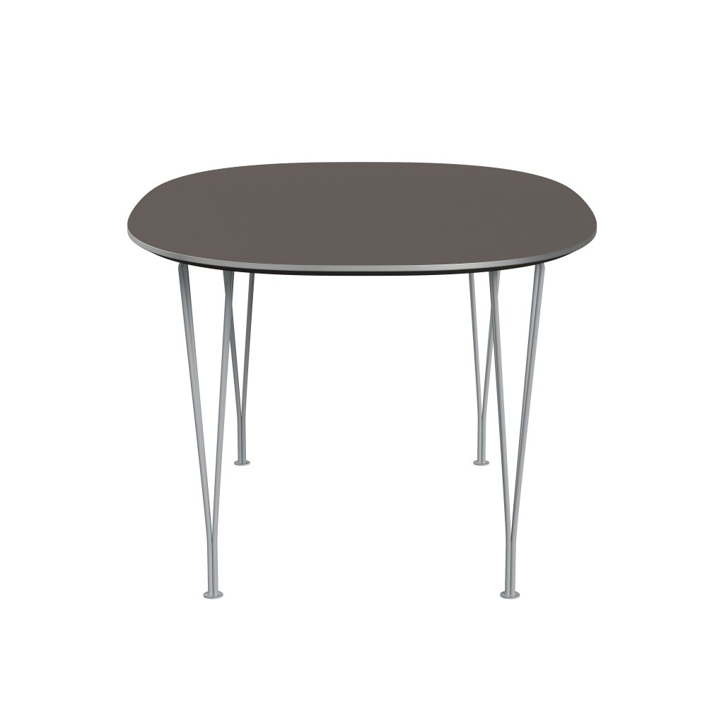 [product_category]-Fritz Hansen Superellipse Dining Table Silvergrey/Grey Fenix Laminates, 150x100 Cm-Fritz Hansen-B612-FXGRL-SPAL-SIGREY-FRI-3