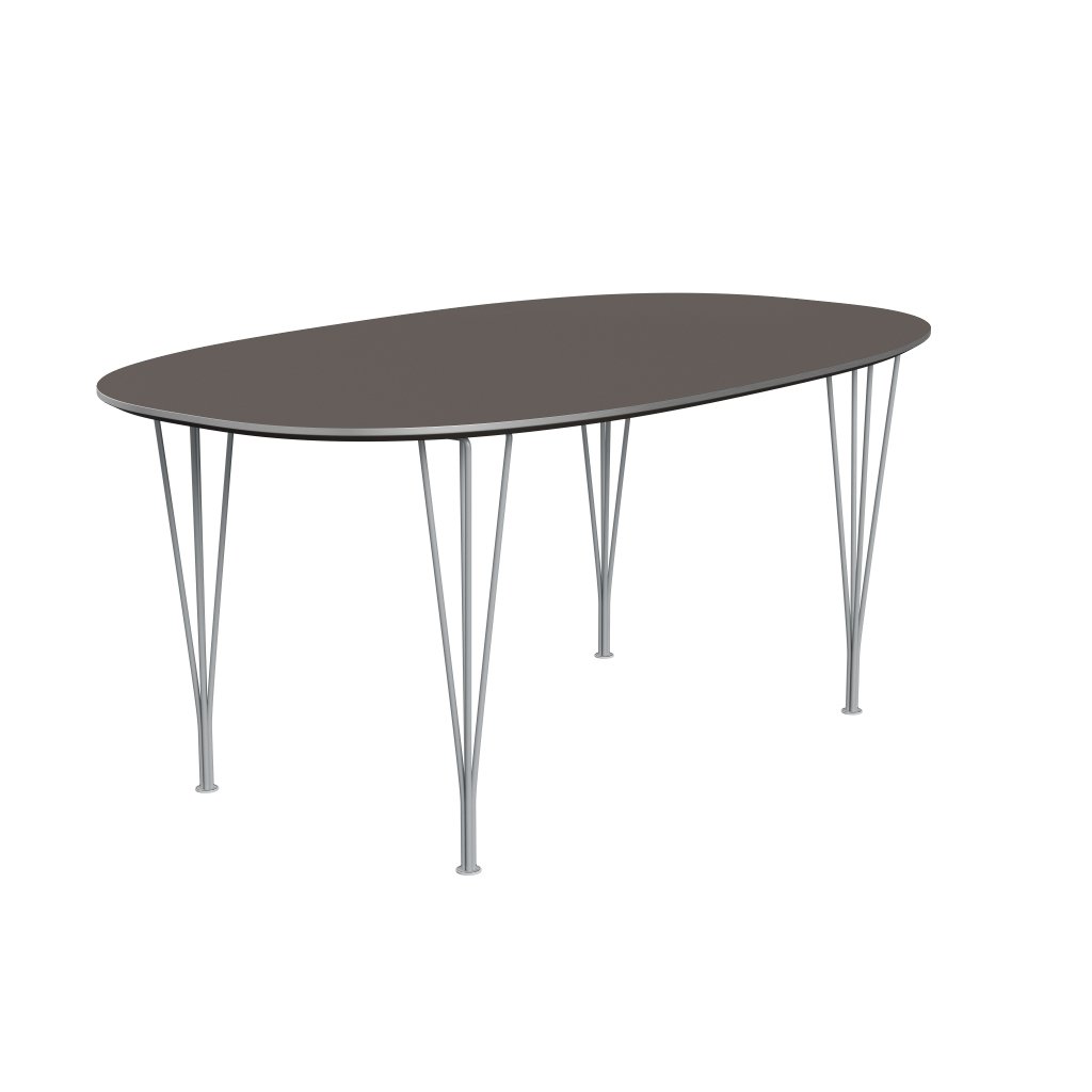 [product_category]-Fritz Hansen Superellipse Dining Table Silvergrey/Grey Fenix Laminates, 170x100 Cm-Fritz Hansen-B616-FXGRL-SPAL-SIGREY-FRI-2