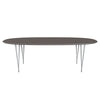 Jezdíl Fritz Hansen Superellipse Silvergrey/Gray Fenix ​​Lamináty, 240x120 cm