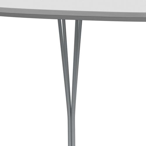 [product_category]-Fritz Hansen Superellipse Dining Table Silvergrey/White Fenix Laminates, 180x120 Cm-Fritz Hansen-B613-FXWHL-SPAL-SIGREY-FRI-4