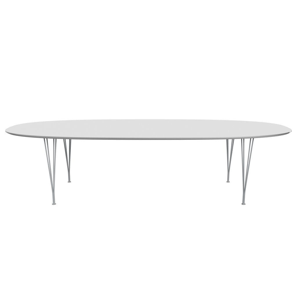 [product_category]-Fritz Hansen Superellipse Dining Table Silvergrey/White Fenix Laminates, 300x130 Cm-Fritz Hansen-B617-FXWHL-SPAL-SIGREY-FRI-1