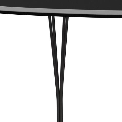 [product_category]-Fritz Hansen Superellipse Dining Table Warm Graphite/Black Fenix Laminate, 180x120 Cm-Fritz Hansen-B613-FXBLL-SPAL-WARGRA-FRI-4