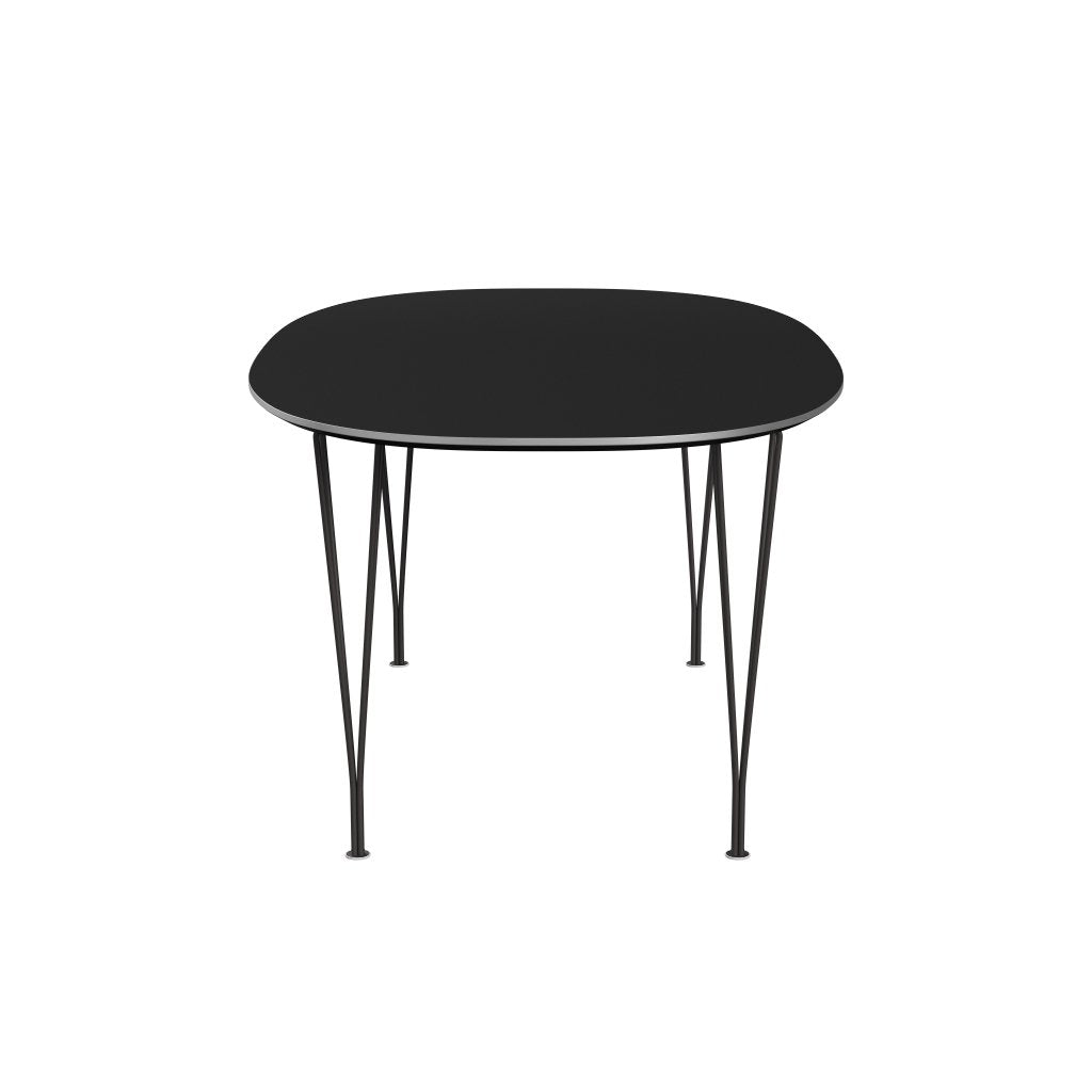 [product_category]-Fritz Hansen Superellipse Dining Table Warm Graphite/Black Fenix Laminates, 170x100 Cm-Fritz Hansen-B616-FXBLL-SPAL-WARGRA-FRI-3