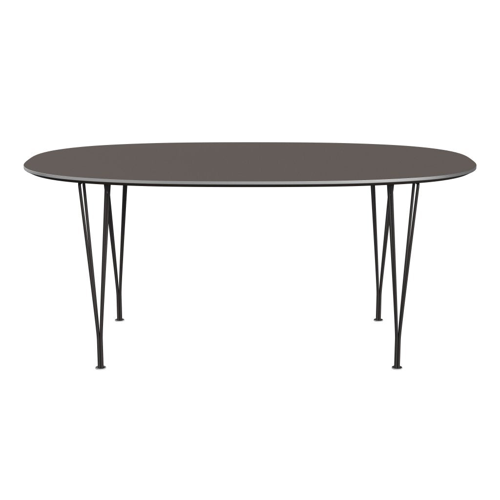 [product_category]-Fritz Hansen Superellipse Dining Table Warm Graphite/Grey Fenix Laminates, 170x100 Cm-Fritz Hansen-B616-FXGRL-SPAL-WARGRA-FRI-1