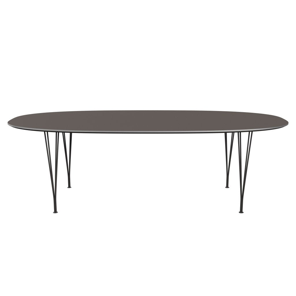 [product_category]-Fritz Hansen Superellipse Dining Table Warm Graphite/Grey Fenix Laminates, 240x120 Cm-Fritz Hansen-B614-FXGRL-SPAL-WARGRA-FRI-1