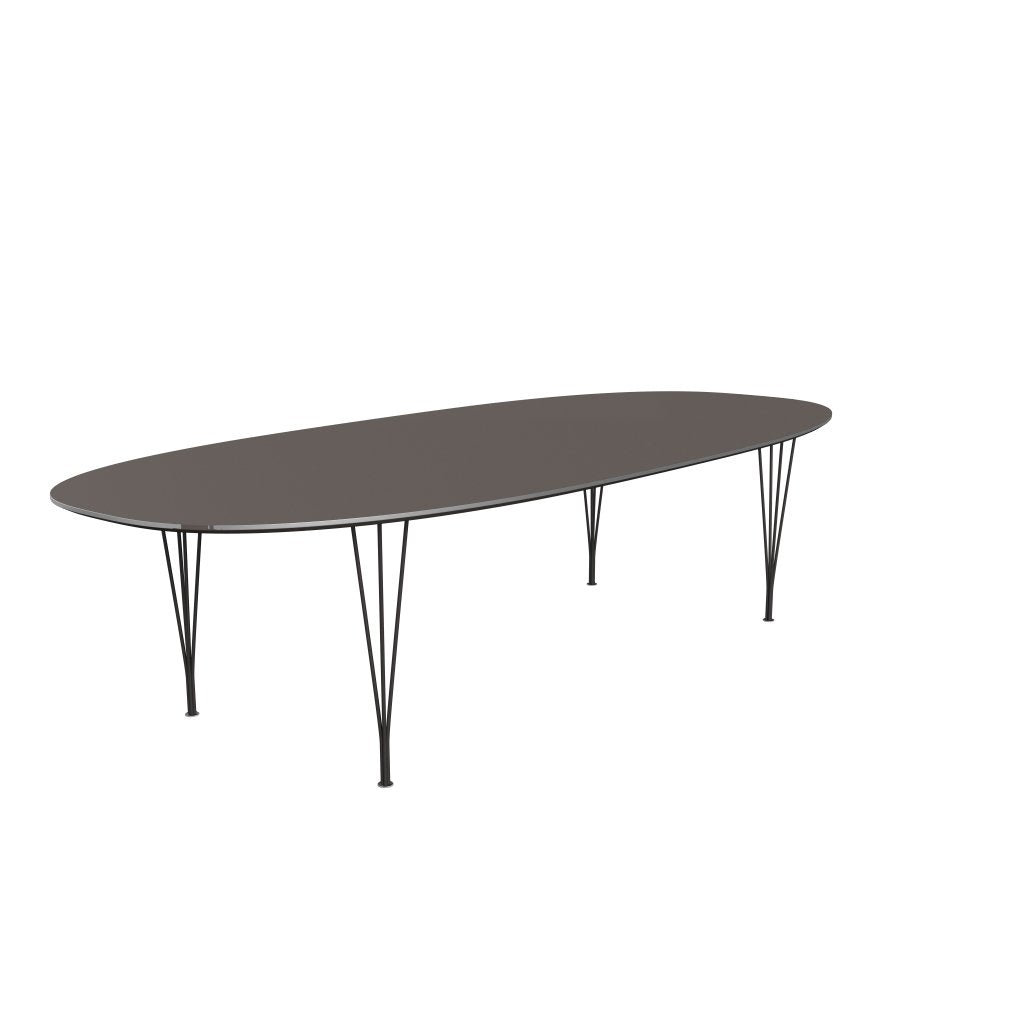 [product_category]-Fritz Hansen Superellipse Dining Table Warm Graphite/Grey Fenix Laminates, 300x130 Cm-Fritz Hansen-B617-FXGRL-SPAL-WARGRA-FRI-2