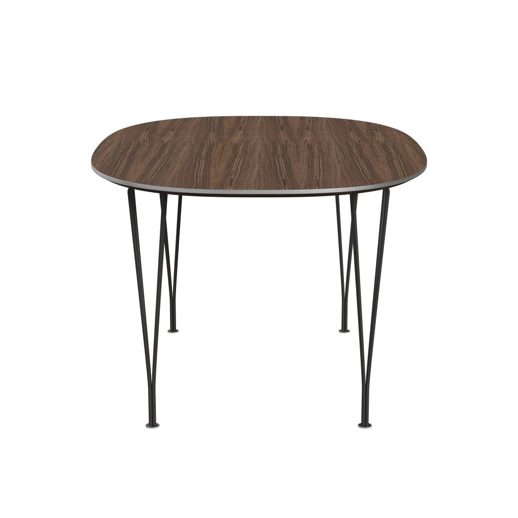 [product_category]-Fritz Hansen Superellipse Dining Table Warm Graphite/Walnut Veneer, 150x100 Cm-Fritz Hansen-B612-WAL001-SPAL-WARGRA-FRI-3