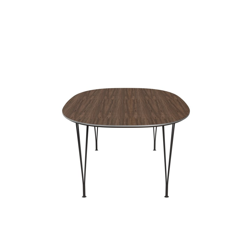 [product_category]-Fritz Hansen Superellipse Dining Table Warm Graphite/Walnut Veneer, 240x120 Cm-Fritz Hansen-B614-WAL001-SPAL-WARGRA-FRI-3