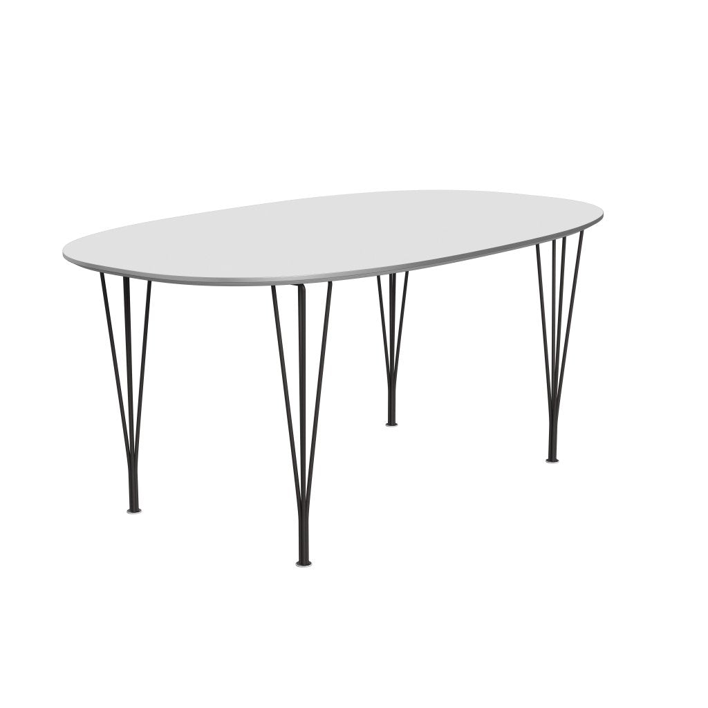 [product_category]-Fritz Hansen Superellipse Dining Table Warm Graphite/White Fenix Laminates, 170x100 Cm-Fritz Hansen-B616-FXWHL-SPAL-WARGRA-FRI-2