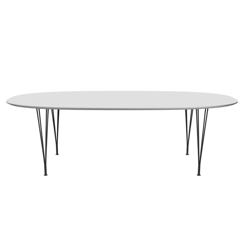 [product_category]-Fritz Hansen Superellipse Dining Table Warm Graphite/White Fenix Laminates, 240x120 Cm-Fritz Hansen-B614-FXWHL-SPAL-WARGRA-FRI-1