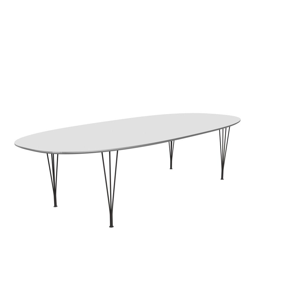 [product_category]-Fritz Hansen Superellipse Dining Table Warm Graphite/White Fenix Laminates, 300x130 Cm-Fritz Hansen-B617-FXWHL-SPAL-WARGRA-FRI-2