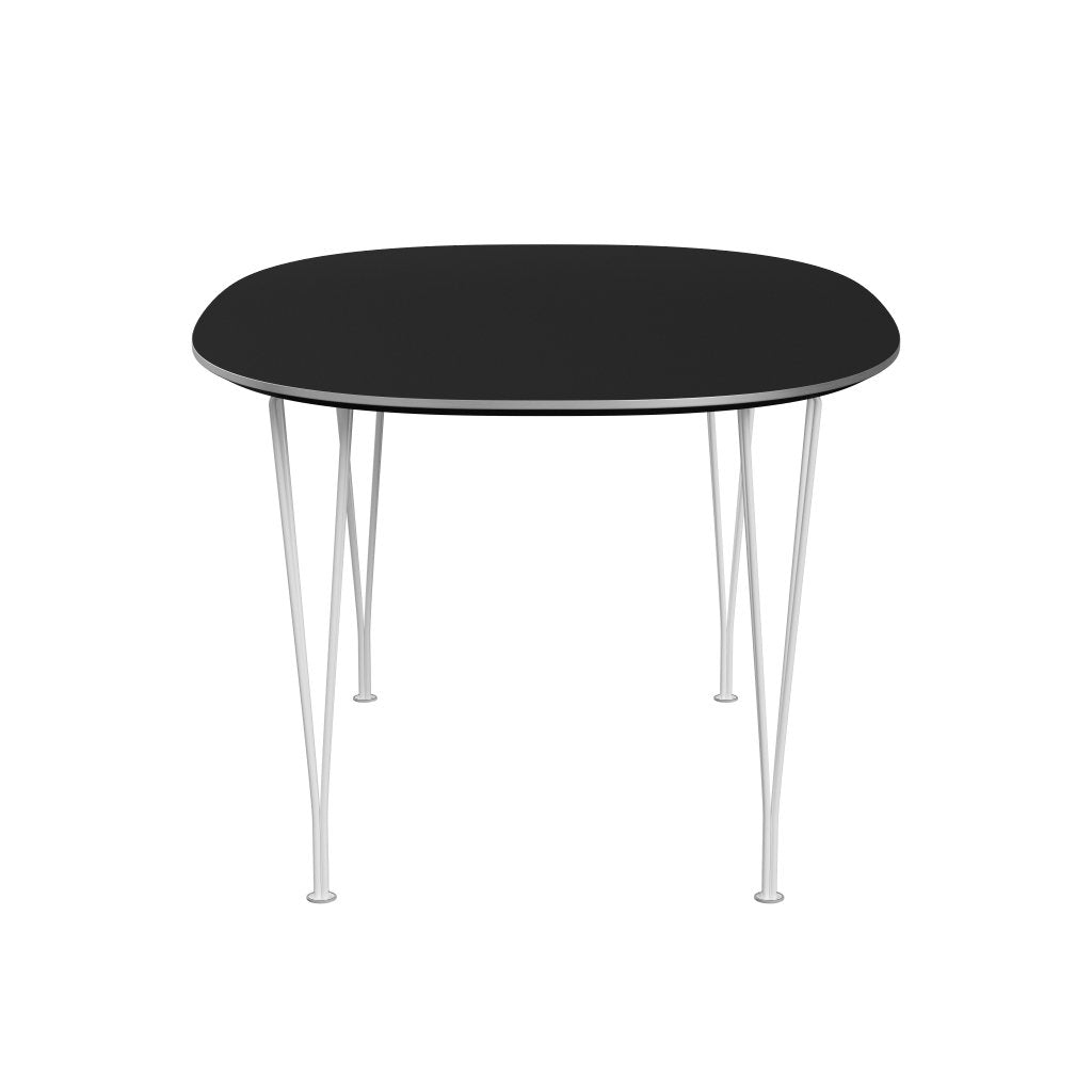 [product_category]-Fritz Hansen Superellipse Dining Table White/Black Fenix Laminates, 150x100 Cm-Fritz Hansen-B612-FXBLL-SPAL-DRWH-FRI-3