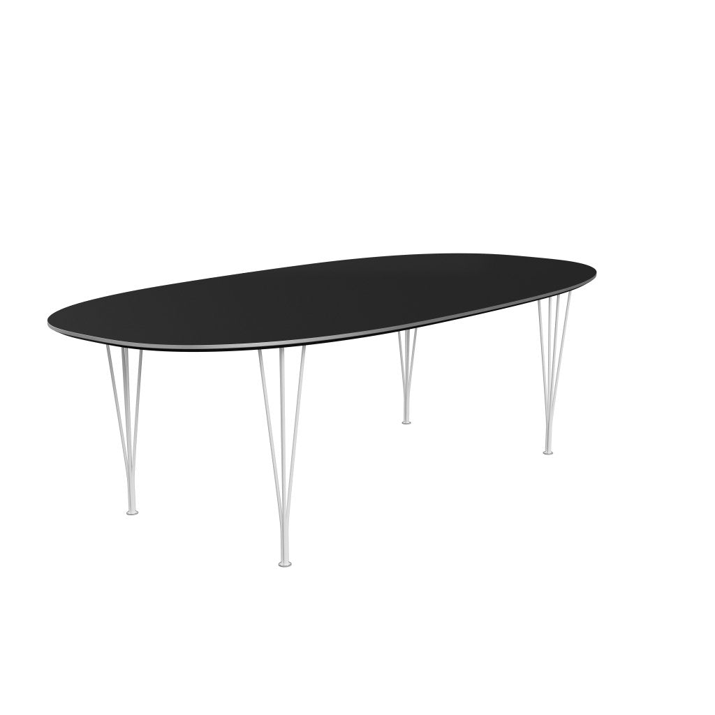 [product_category]-Fritz Hansen Superellipse Dining Table White/Black Fenix Laminates, 240x120 Cm-Fritz Hansen-B614-FXBLL-SPAL-DRWH-FRI-2