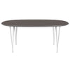 Jídelní stůl Fritz Hansen Superellipse White/Gray Fenix ​​Lamináty, 180x120 cm