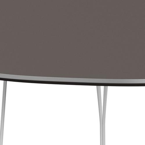[product_category]-Fritz Hansen Superellipse Dining Table White/Grey Fenix Laminates, 240x120 Cm-Fritz Hansen-B614-FXGRL-SPAL-DRWH-FRI-4