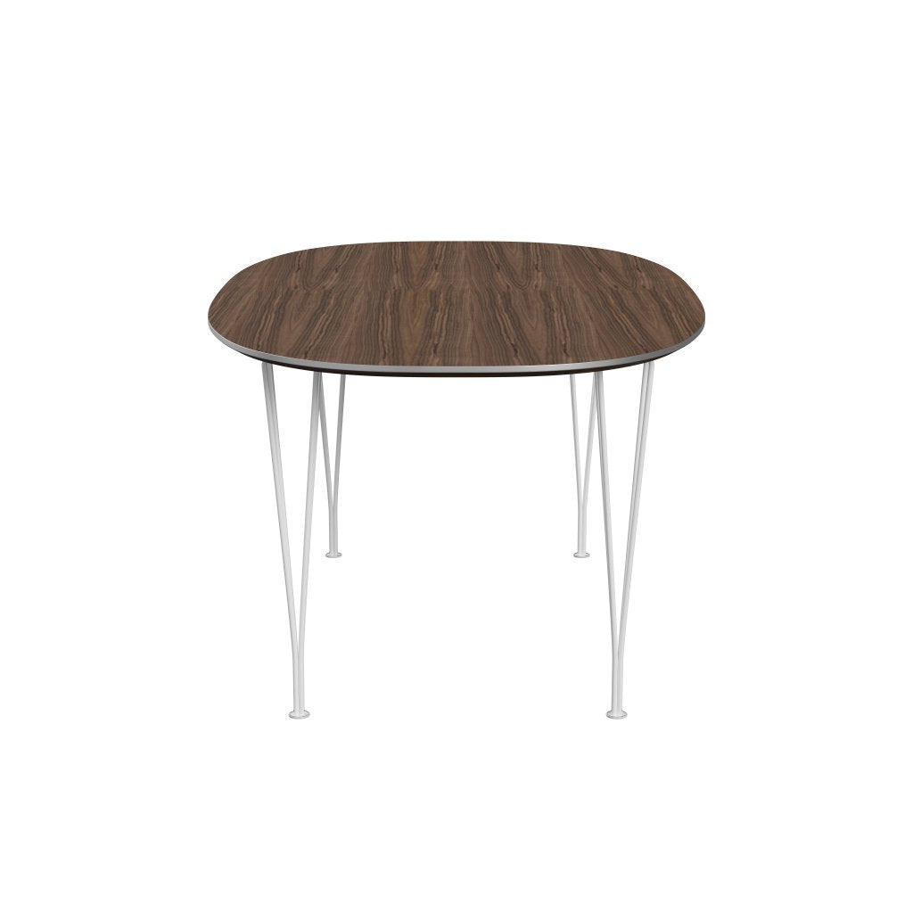 [product_category]-Fritz Hansen Superellipse Dining Table White/Walnut Veneer, 170x100 Cm-Fritz Hansen-B616-WAL001-SPAL-DRWH-FRI-3