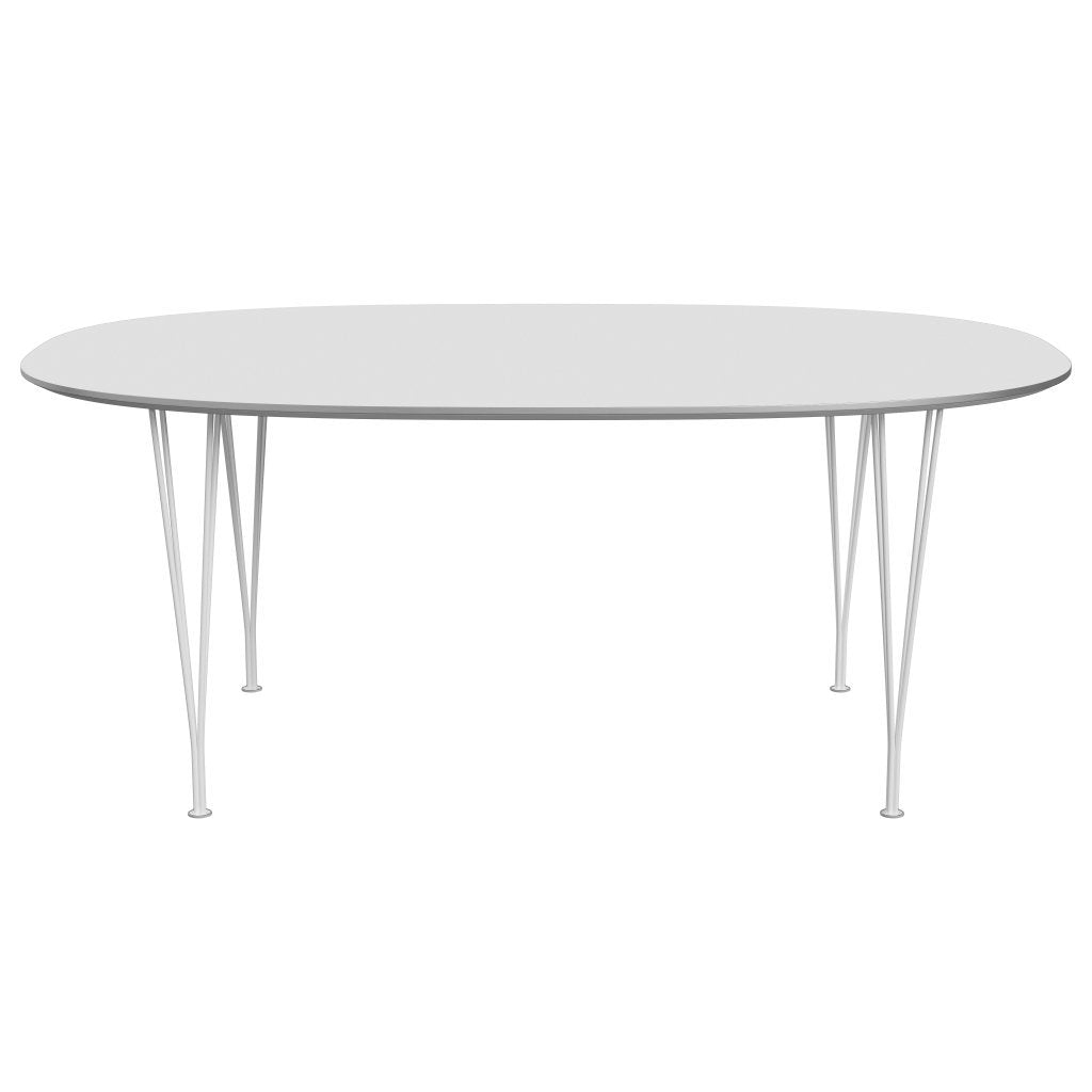 [product_category]-Fritz Hansen Superellipse Dining Table White/White Fenix Laminates, 180x120 Cm-Fritz Hansen-B613-FXWHL-SPAL-DRWH-FRI-1