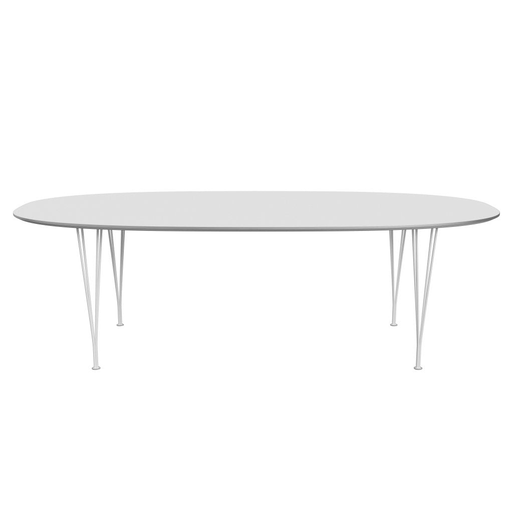 [product_category]-Fritz Hansen Superellipse Dining Table White/White Fenix Laminates, 240x120 Cm-Fritz Hansen-B614-FXWHL-SPAL-DRWH-FRI-1