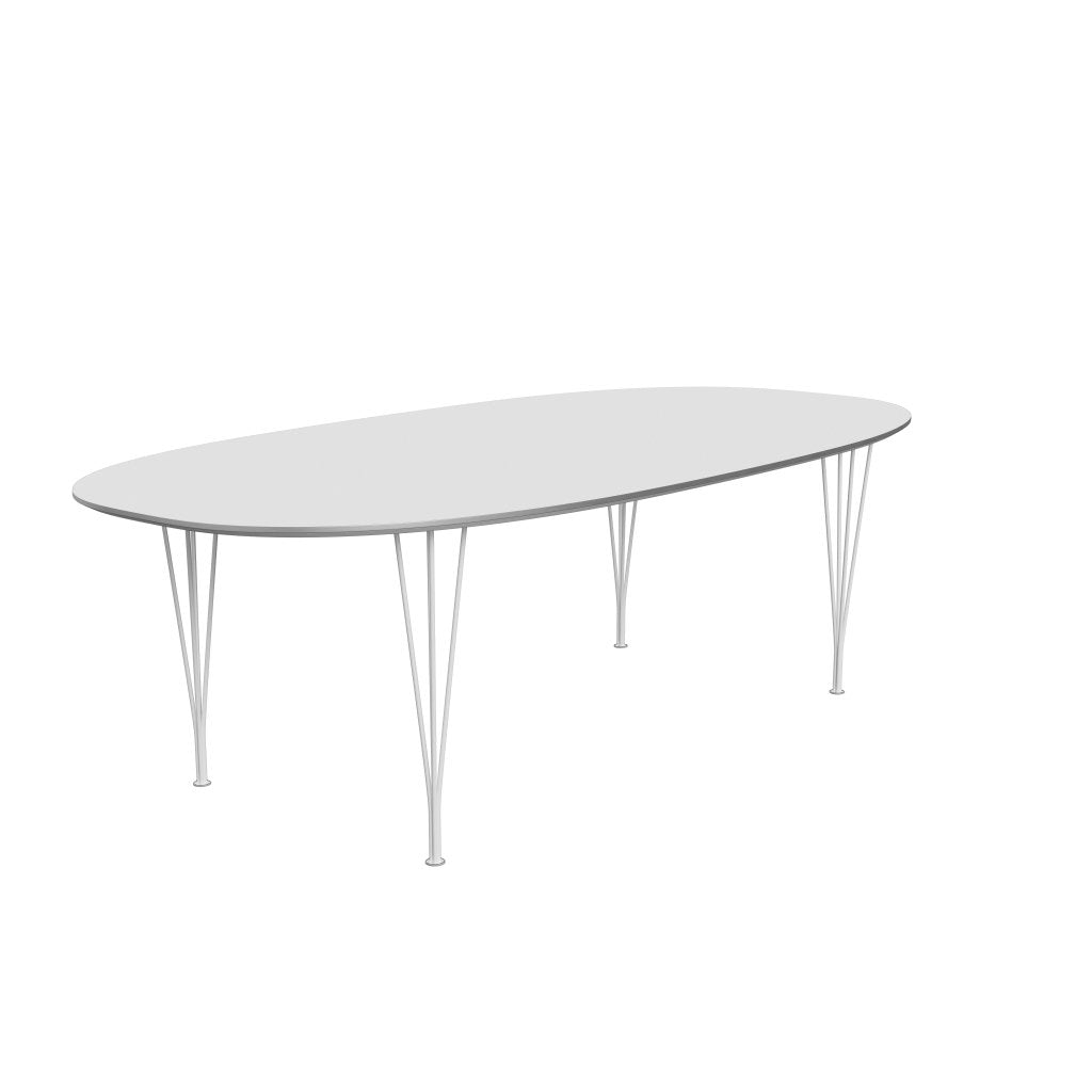 [product_category]-Fritz Hansen Superellipse Dining Table White/White Fenix Laminates, 240x120 Cm-Fritz Hansen-B614-FXWHL-SPAL-DRWH-FRI-2