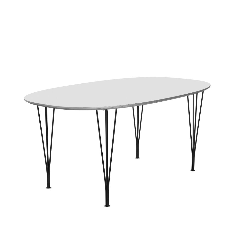 [product_category]-Fritz Hansen Superellipse Extendable Table Black/White Fenix Laminates, 270x100 Cm-Fritz Hansen-B620-FXWHL-SPAL-DRBL-FRI-2