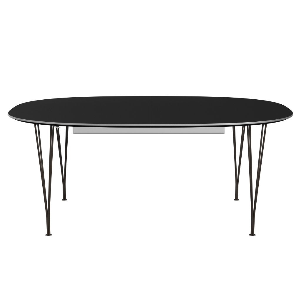 [product_category]-Fritz Hansen Superellipse Extendable Table Brown Bronze/Black Fenix Laminates, 300x120 Cm-Fritz Hansen-B619-FXBLL-SPAL-DBPC-FRI-1