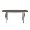 Fritz Hansen Superellipse Rozšiřitelná tabulka Brown Bronze/Grey Fenix ​​Lamináty, 270x100 cm