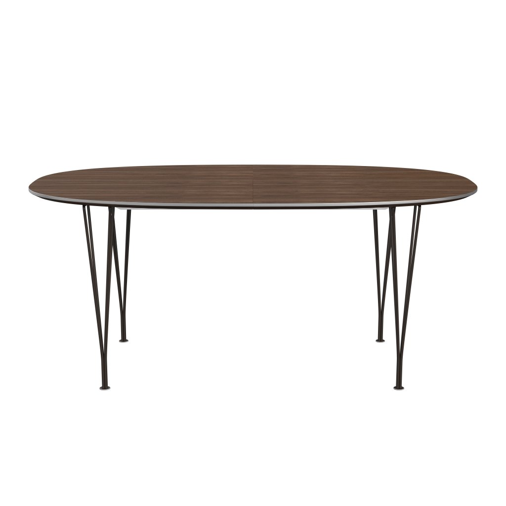 [product_category]-Fritz Hansen Superellipse Extendable Table Brown Bronze/Walnut Veneer, 270x100 Cm-Fritz Hansen-B620-WAL001-SPAL-DBPC-FRI-1