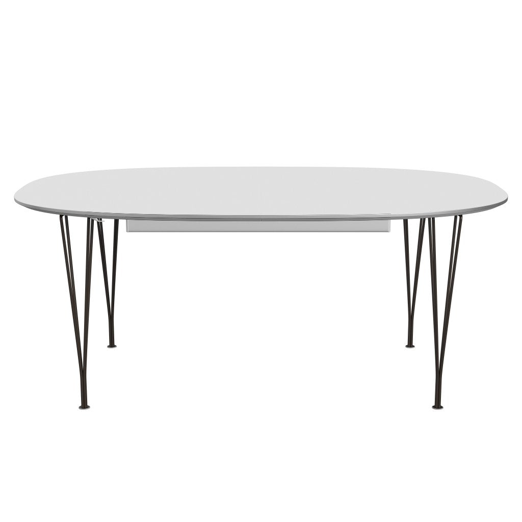 [product_category]-Fritz Hansen Superellipse Extendable Table Brown Bronze/White Fenix Laminates, 300x120 Cm-Fritz Hansen-B619-FXWHL-SPAL-DBPC-FRI-1