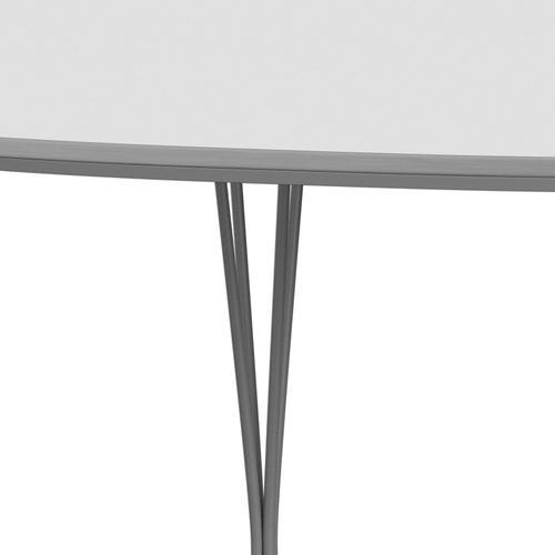 [product_category]-Fritz Hansen Superellipse Extendable Table Grey Powder Coated/White Fenix Laminates, 300x120 Cm-Fritz Hansen-B619-FXWHL-SPAL-GRBA-FRI-4