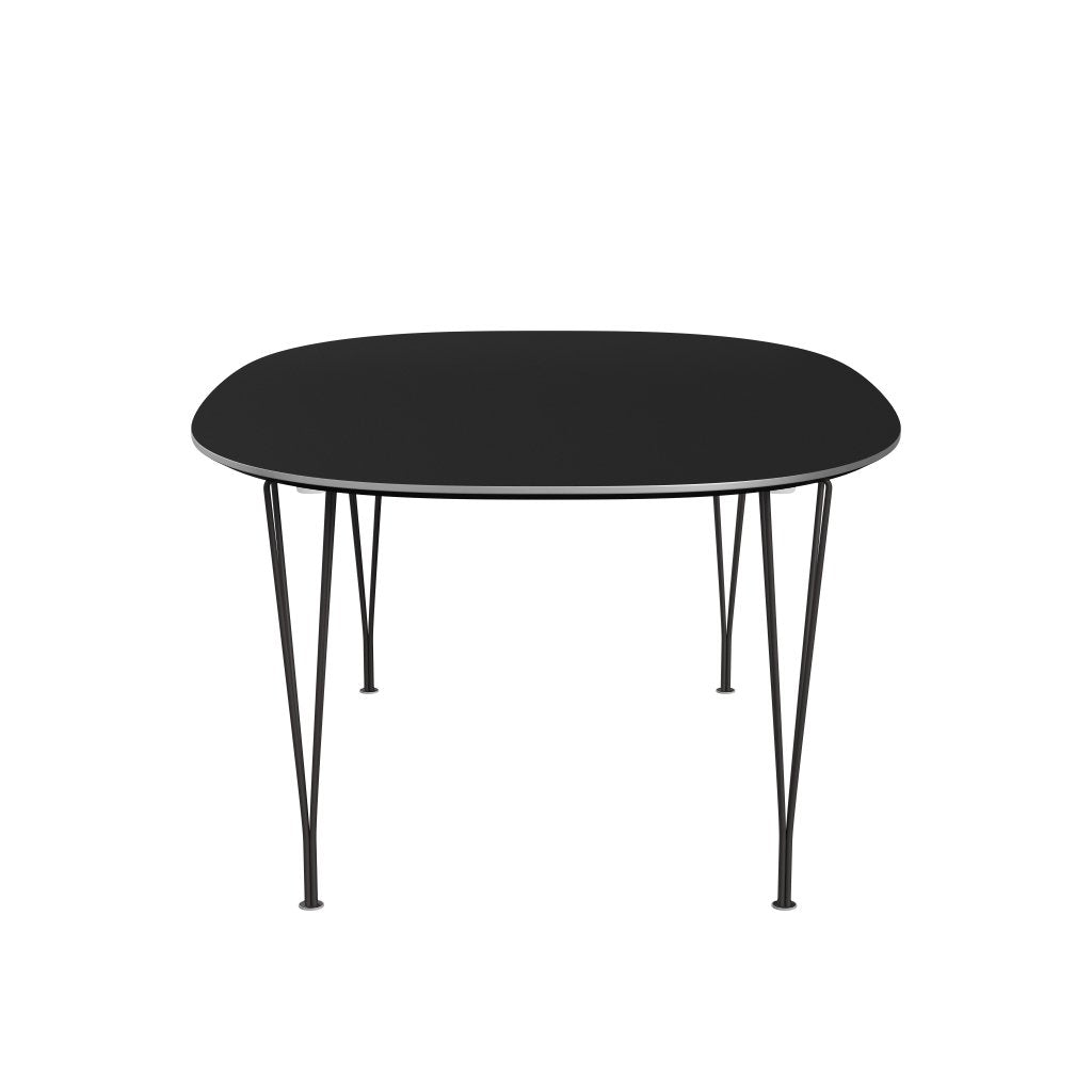 [product_category]-Fritz Hansen Superellipse Extendable Table Warm Graphite/Black Fenix Laminate, 300x120 Cm-Fritz Hansen-B619-FXBLL-SPAL-WARGRA-FRI-3