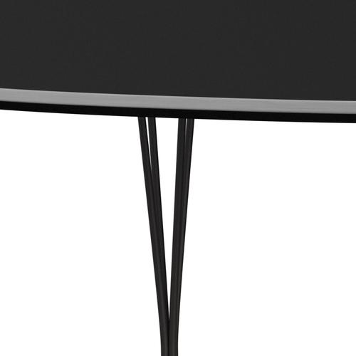 [product_category]-Fritz Hansen Superellipse Extendable Table Warm Graphite/Black Fenix Laminate, 300x120 Cm-Fritz Hansen-B619-FXBLL-SPAL-WARGRA-FRI-4