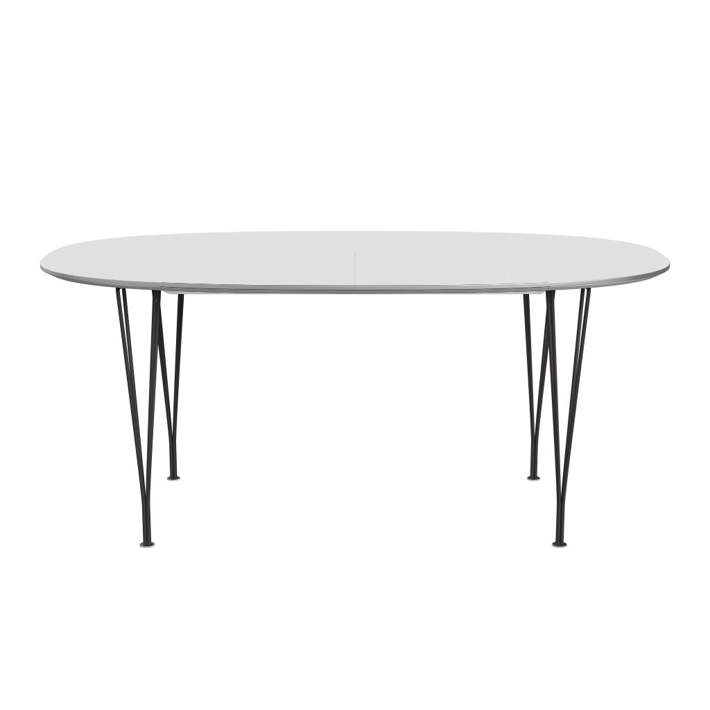 [product_category]-Fritz Hansen Superellipse Extendable Table Warm Graphite/White Fenix Laminates, 270x100 Cm-Fritz Hansen-B620-FXWHL-SPAL-WARGRA-FRI-1