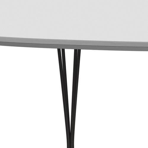 [product_category]-Fritz Hansen Superellipse Extendable Table Warm Graphite/White Fenix Laminates, 300x120 Cm-Fritz Hansen-B619-FXWHL-SPAL-WARGRA-FRI-4