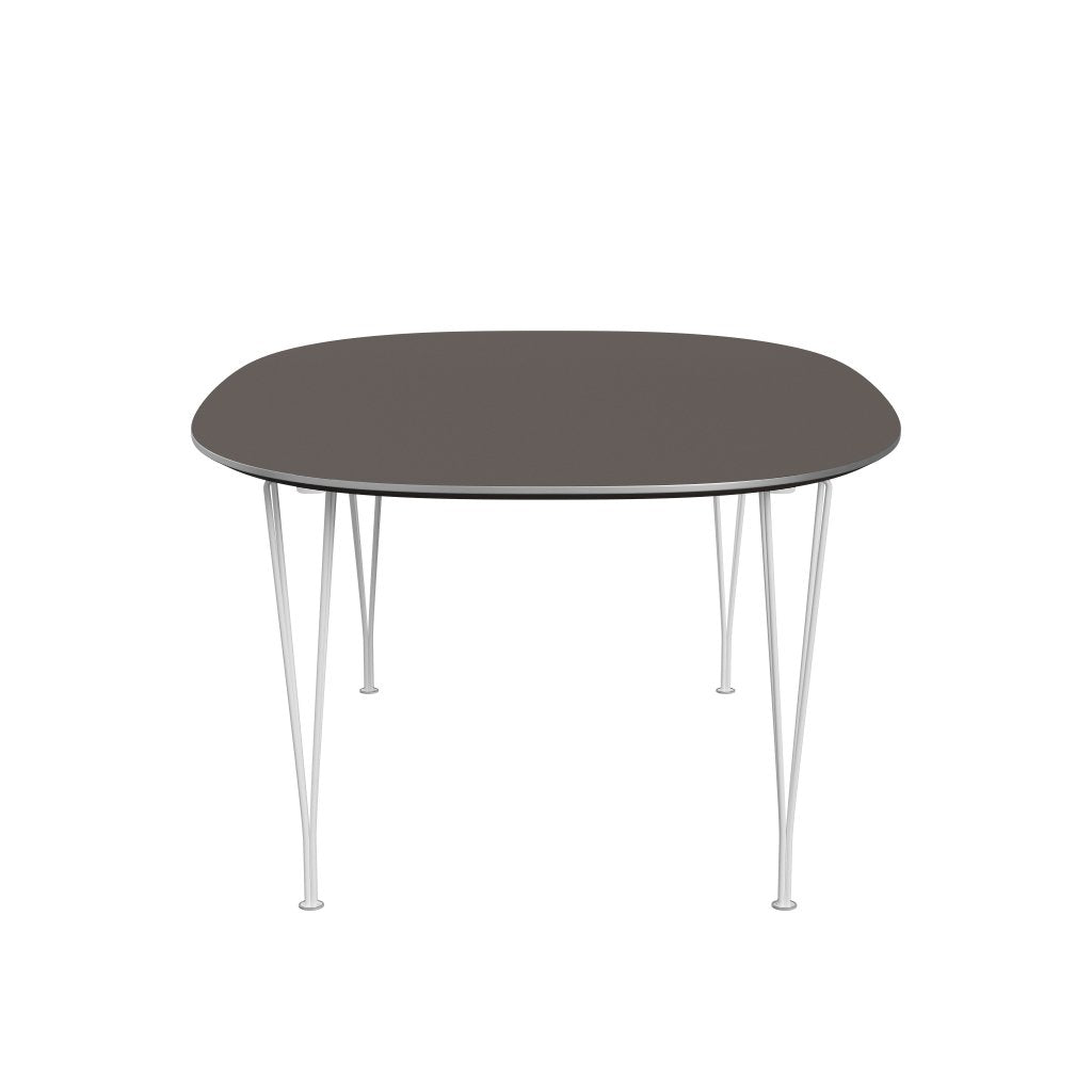 [product_category]-Fritz Hansen Superellipse Extendable Table White/Grey Fenix Laminates, 300x120 Cm-Fritz Hansen-B619-FXGRL-SPAL-DRWH-FRI-3