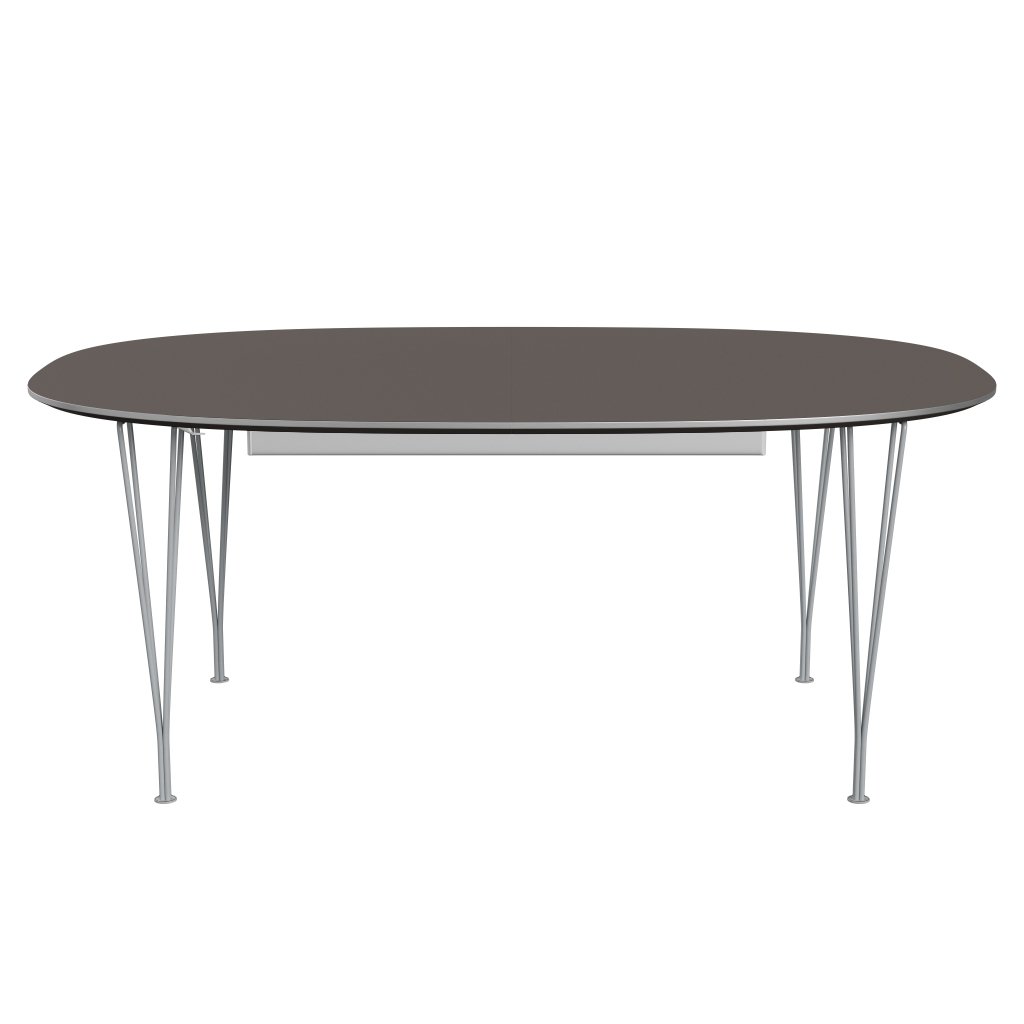 [product_category]-Fritz Hansen Superellipse Extending Table Silvergrey/Grey Fenix Laminates, 300x120 Cm-Fritz Hansen-B619-FXGRL-SPAL-SIGREY-FRI-1