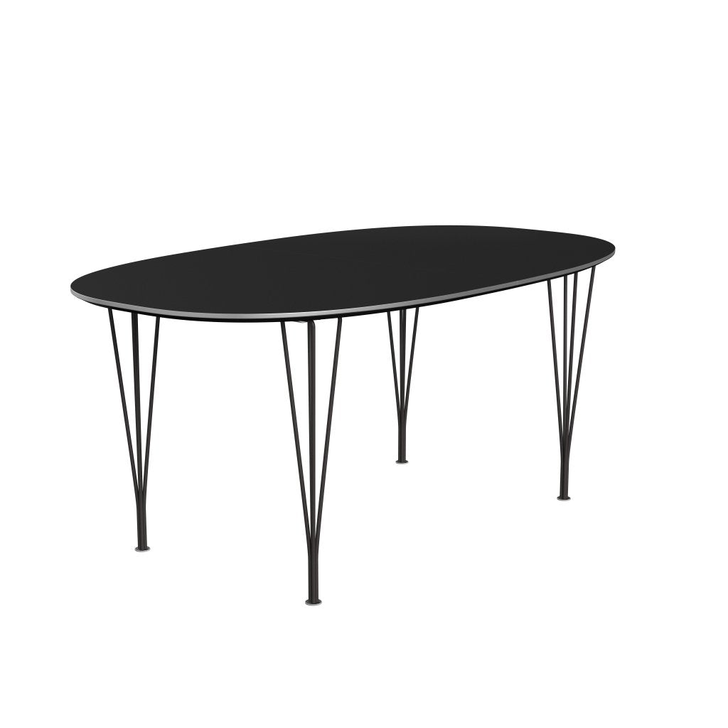 [product_category]-Fritz Hansen Superellipse Extending Table Warm Graphite/Black Fenix Laminate, 270x100 Cm-Fritz Hansen-B620-FXBLL-SPAL-WARGRA-FRI-2