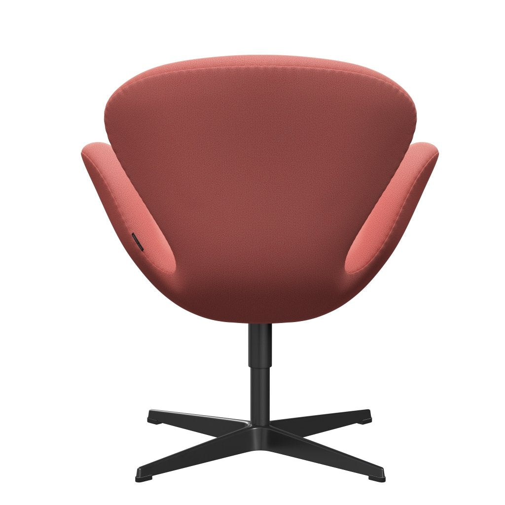 [product_category]-Fritz Hansen Swan Lounge Chair, Black Lacquered/Capture Coral-Fritz Hansen-3320-CP4802-BLLA-FRI-4