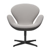  Swan™ Lounge Chair Black Lacquered/Capture Grey