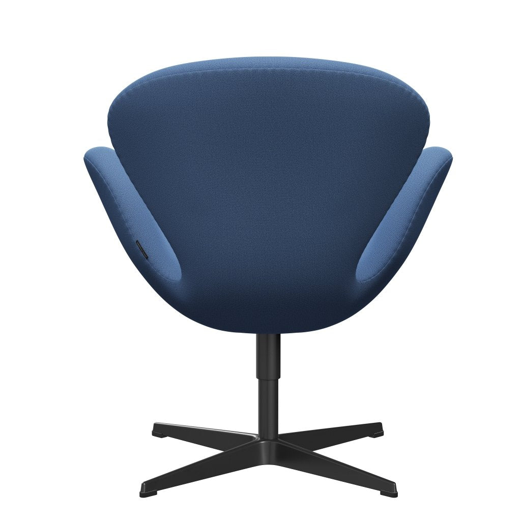 [product_category]-Fritz Hansen Swan Lounge Chair, Black Lacquered/Capture Instant Blue-Fritz Hansen-3320-CP5002-BLLA-FRI-4