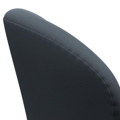 [product_category]-Fritz Hansen Swan Lounge Chair, Black Lacquered/Capture Petrol Blue-Fritz Hansen-3320-CP6602-BLLA-FRI-5