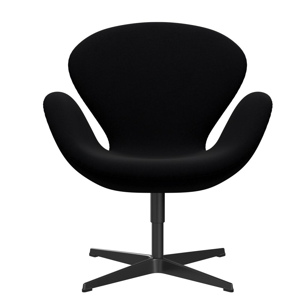 [product_category]-Fritz Hansen Swan Lounge Chair, Black Lacquered/Comfort Black (00050)-Fritz Hansen-3320-C00050-BLLA-FRI-1